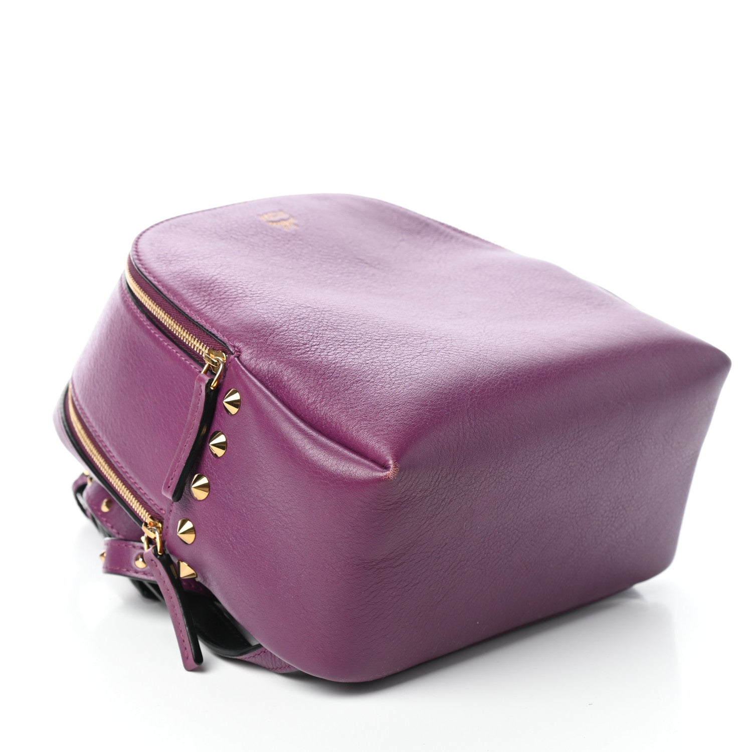 MCM Calfskin Mini Duchess Polke Studs Backpack Mystic Purple 4 of 9