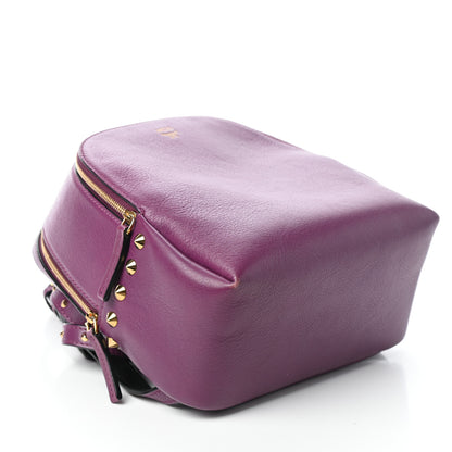 MCM Calfskin Mini Duchess Polke Studs Backpack Mystic Purple 4 of 9