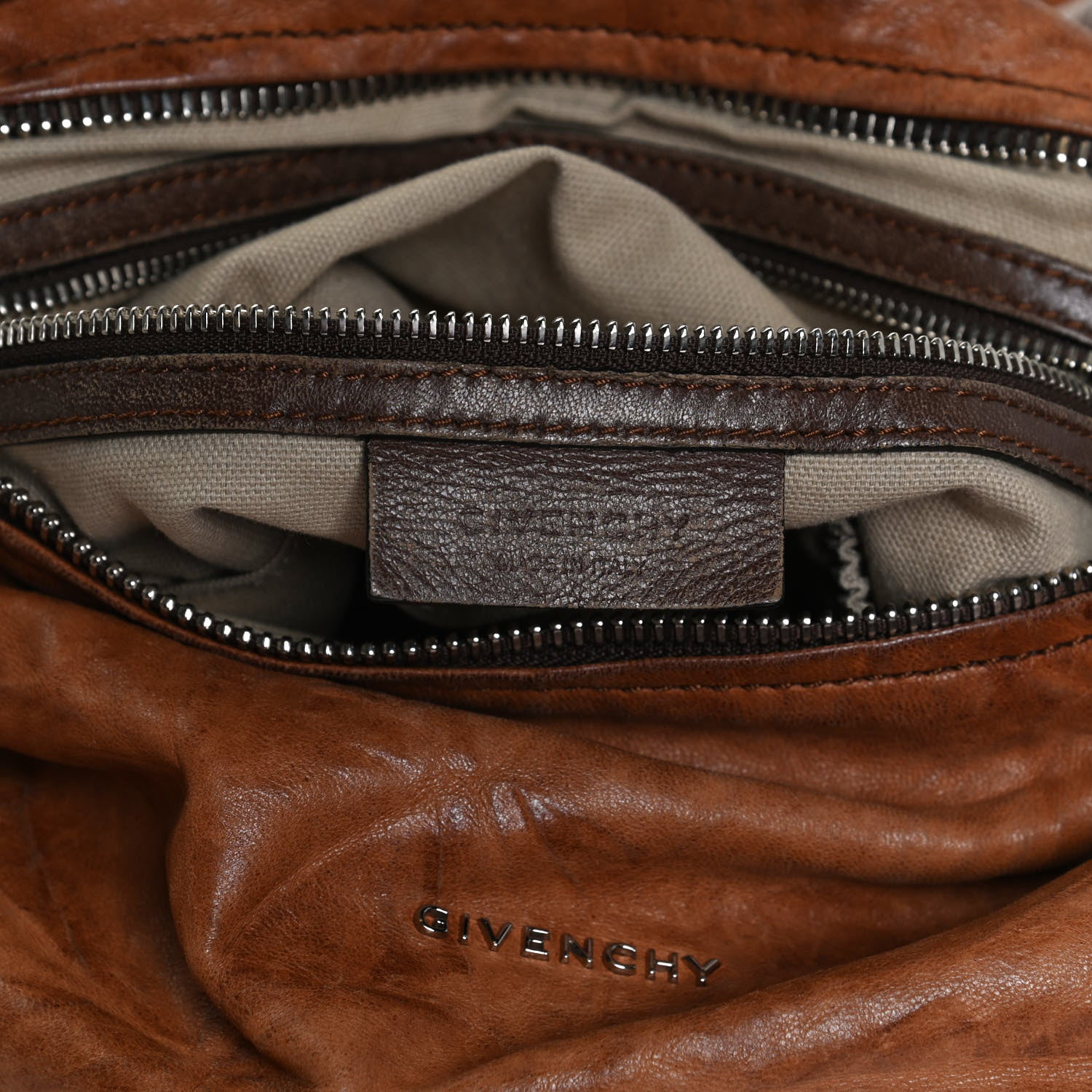 Givenchy Tumbled Sheepskin Medium Pandora Cigare 5 of 13