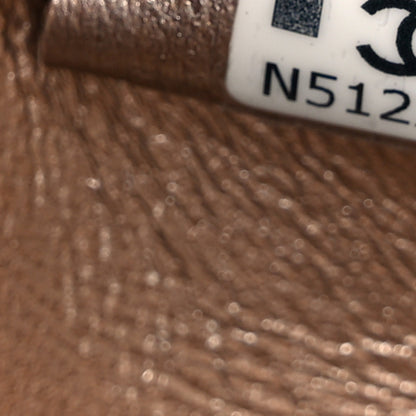 Chanel Metallic Caviar Quilted Trendy Handle Slim Vanity Copper 7 of 11