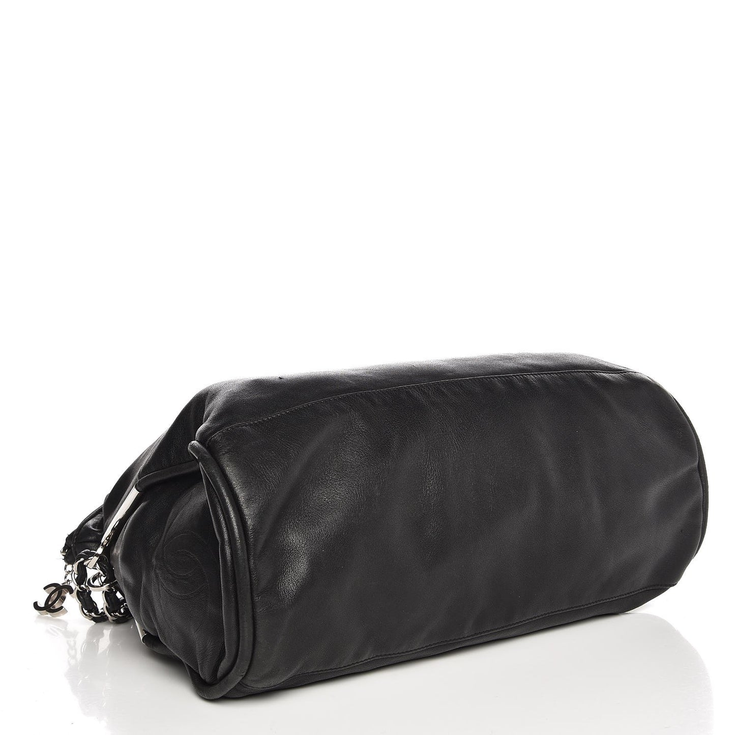 Lambskin Large Ultimate Soft Tote Black