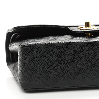 Chanel Caviar Quilted Small Double Flap Black 8 of 9