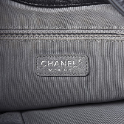 Chanel Calfskin Coco Pleats Hobo Black 8 of 10