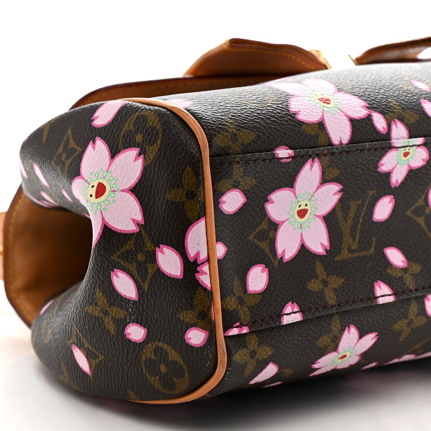 Monogram Cherry Blossom Sac Retro Bag Brown