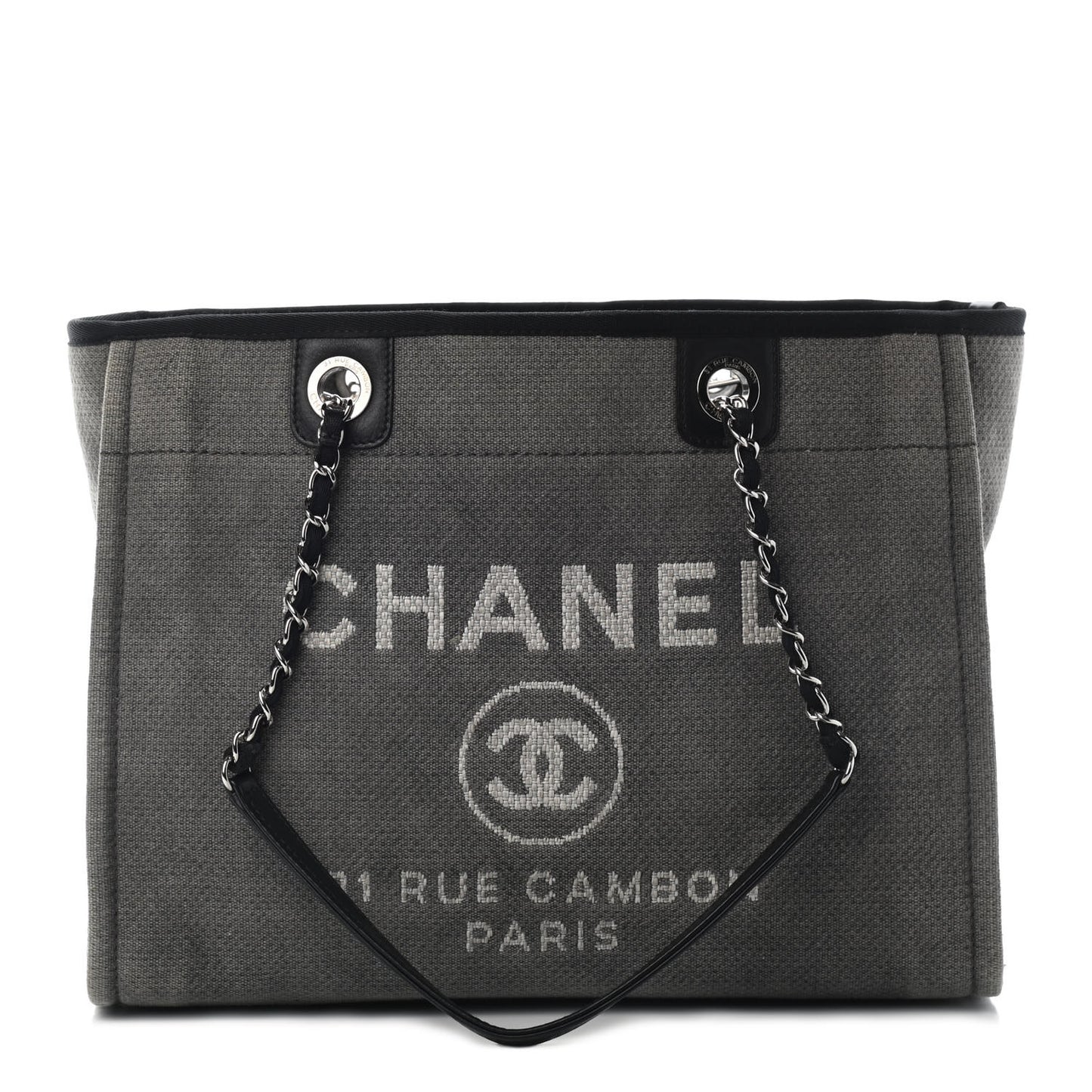 Canvas Small Deauville Tote Grey