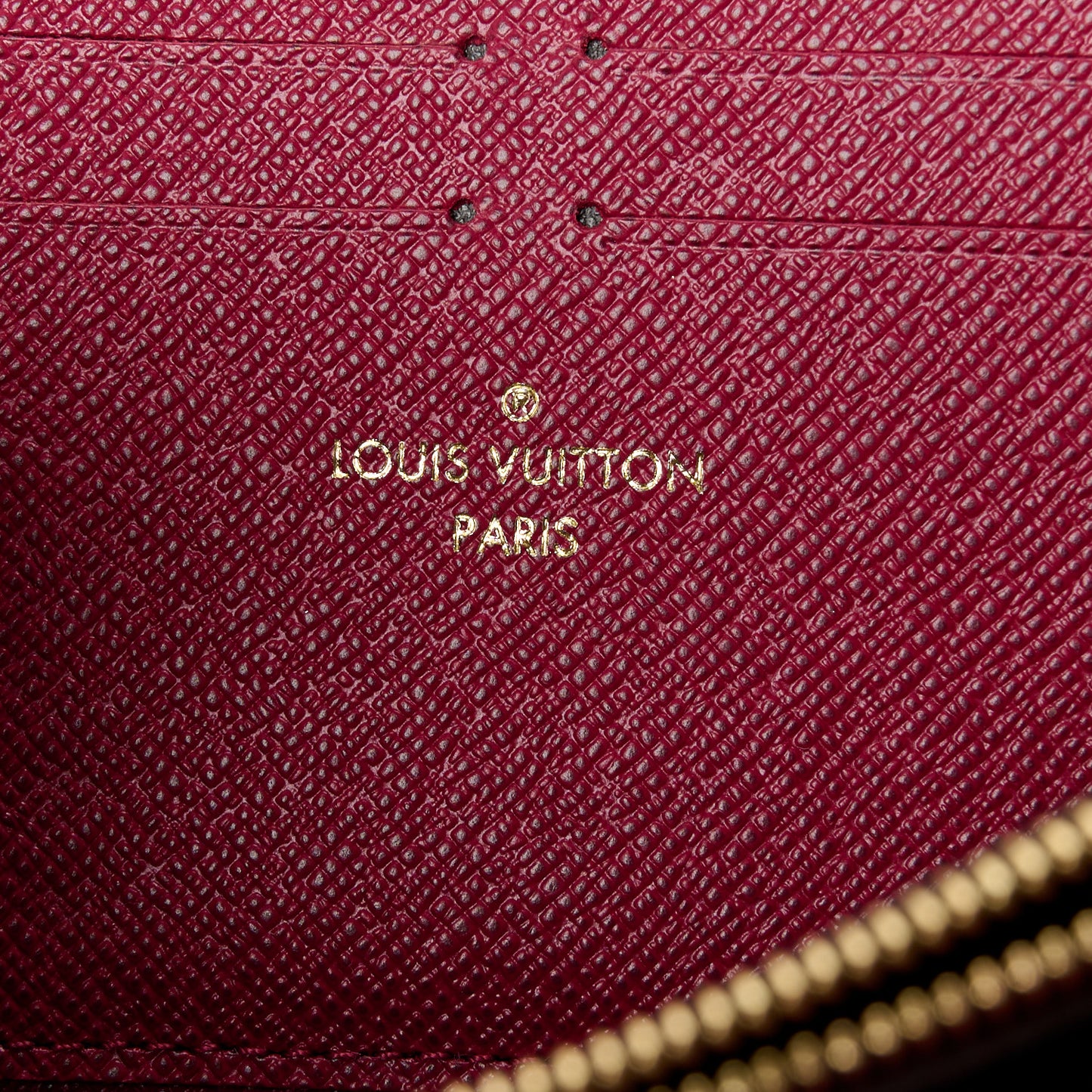 Monogram Clemence Wallet Fuchsia