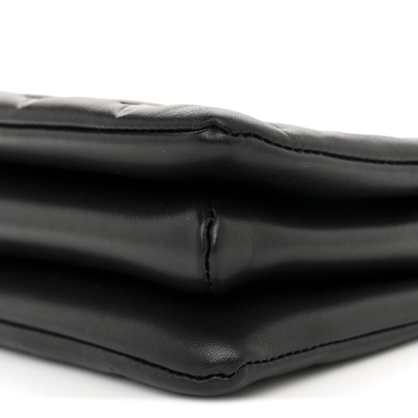 Lambskin Embossed Monogram Coussin BB Black