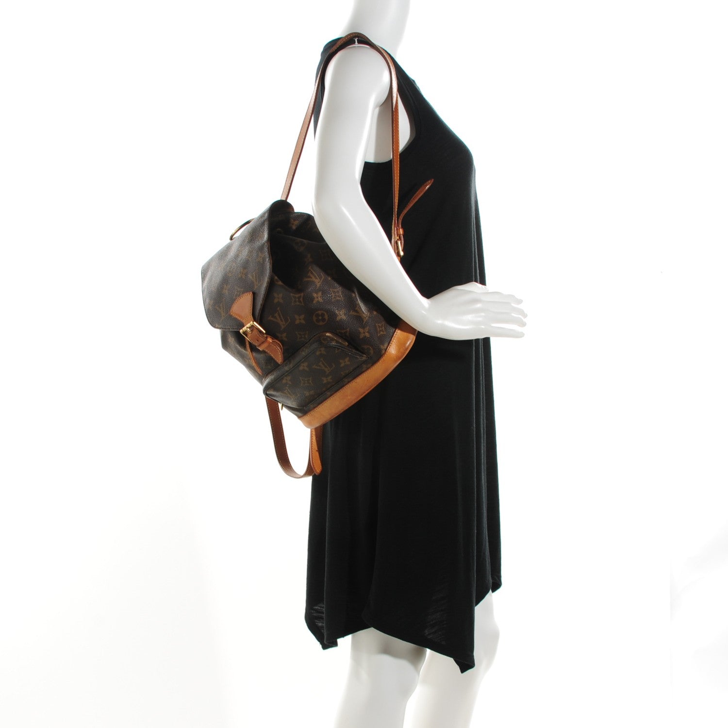 Louis Vuitton Monogram Montsouris MM Backpack 2 of 9