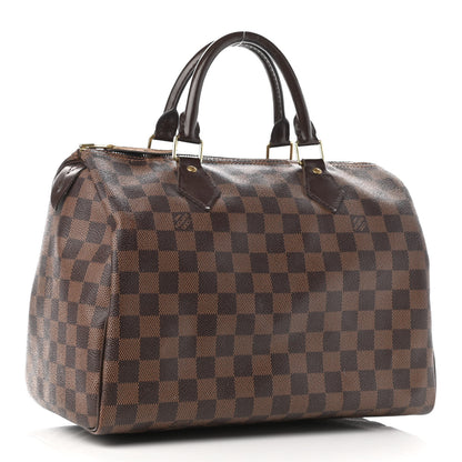 Louis Vuitton Damier Ebene Speedy 30 3 of 12