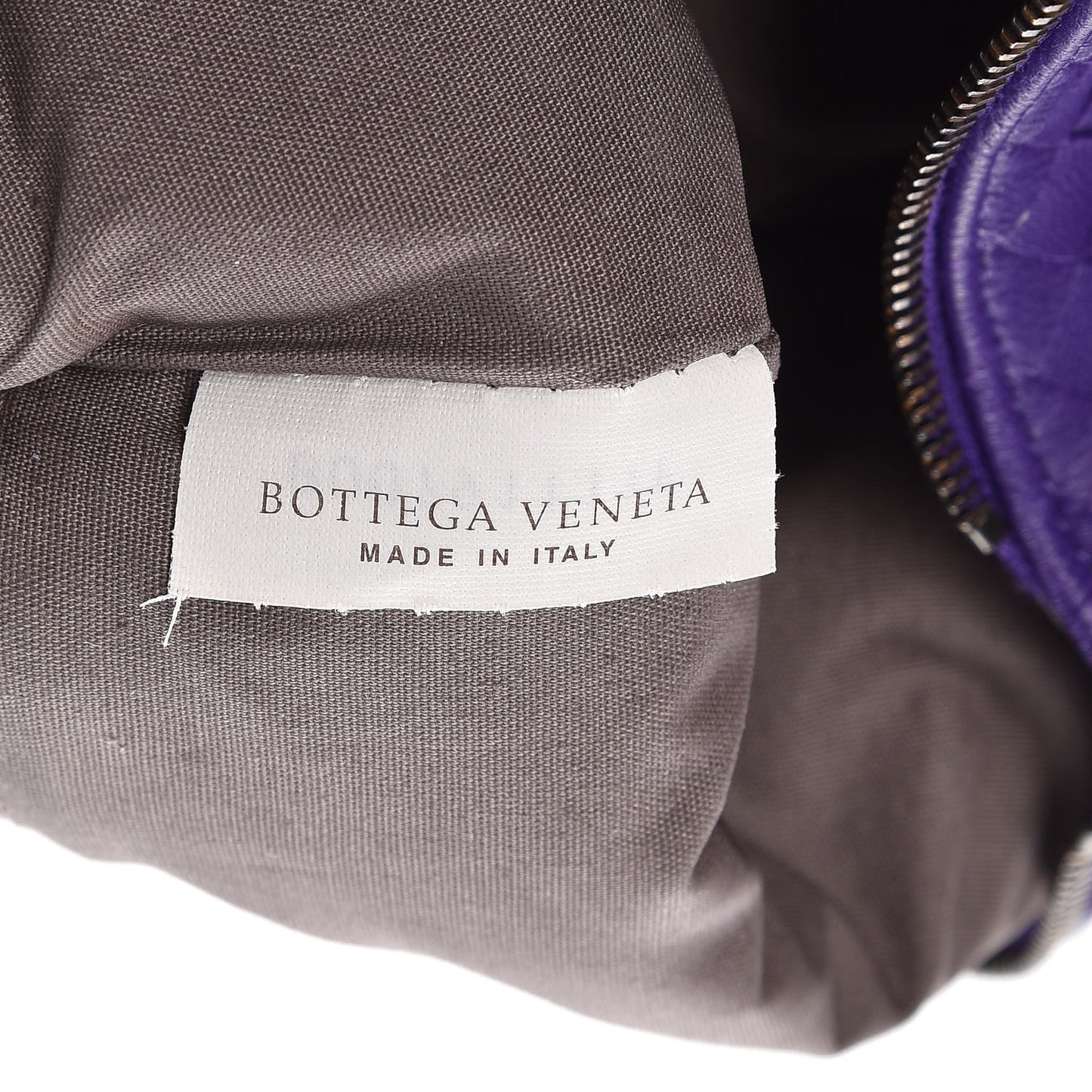 Nappa Intrecciato Medium Zip Pouch Anemone