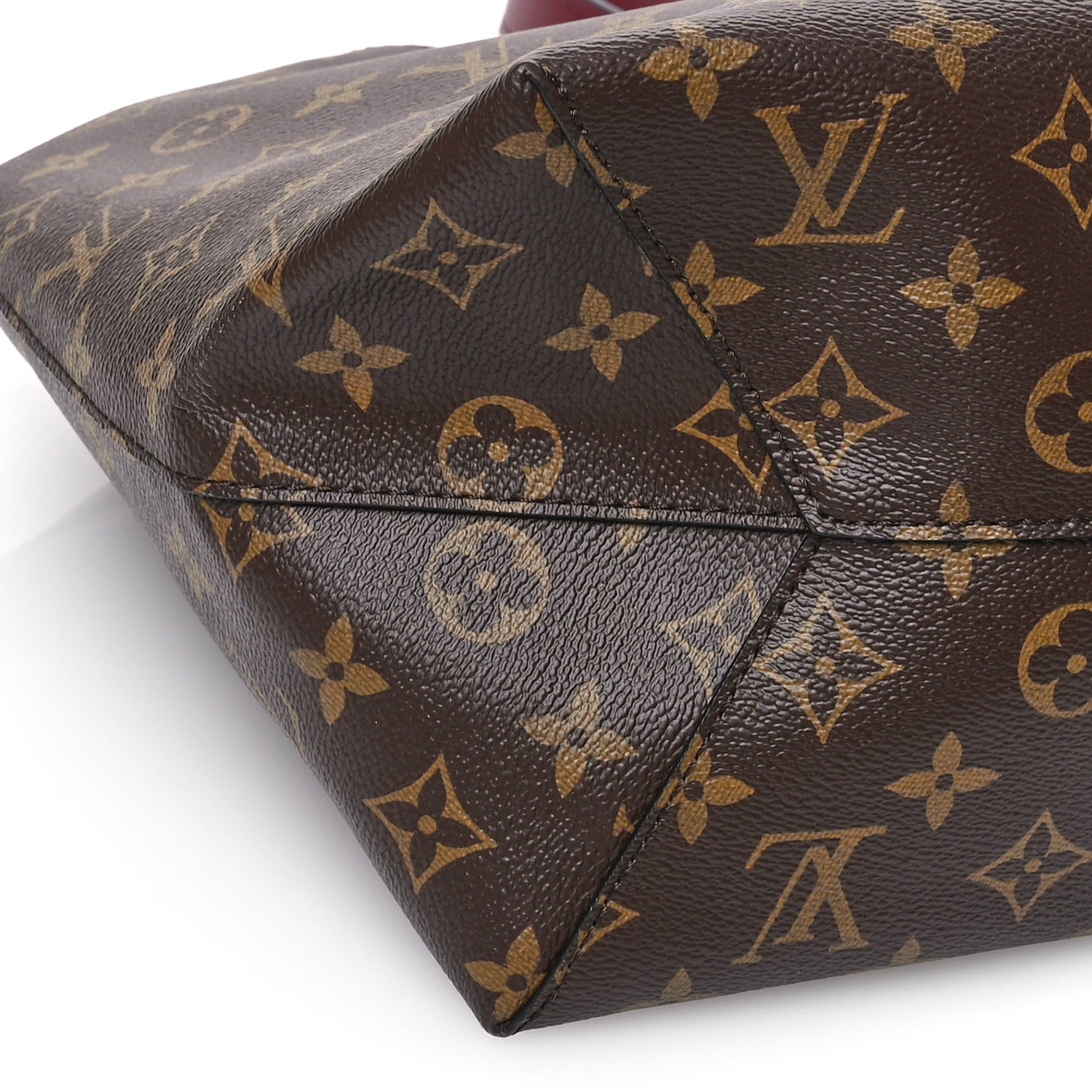 Louis Vuitton Monogram Flower Hobo Bordeaux 9 of 10