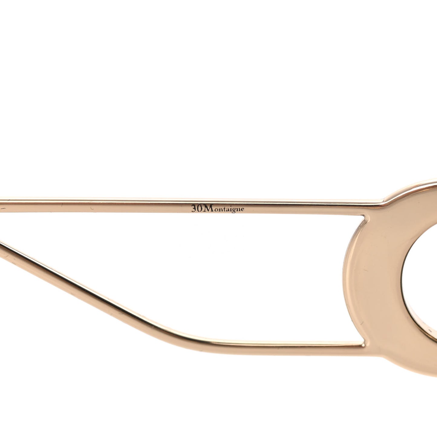 Square 30 Montaigne Sunglasses White