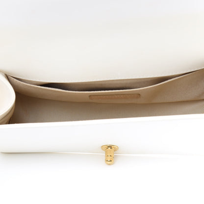 Chanel Lambskin Quilted Medium Chain Detail Boy Flap White 5 of 17