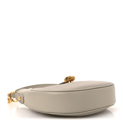 Bulgari Urban Grain Smooth Calfskin Mini Serpenti Ellipse Crossbody Bag Foggy Opal 4 of 11