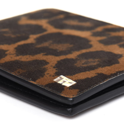 Tom Ford Leopard Bi-Fold Wallet Brown 10 of 12