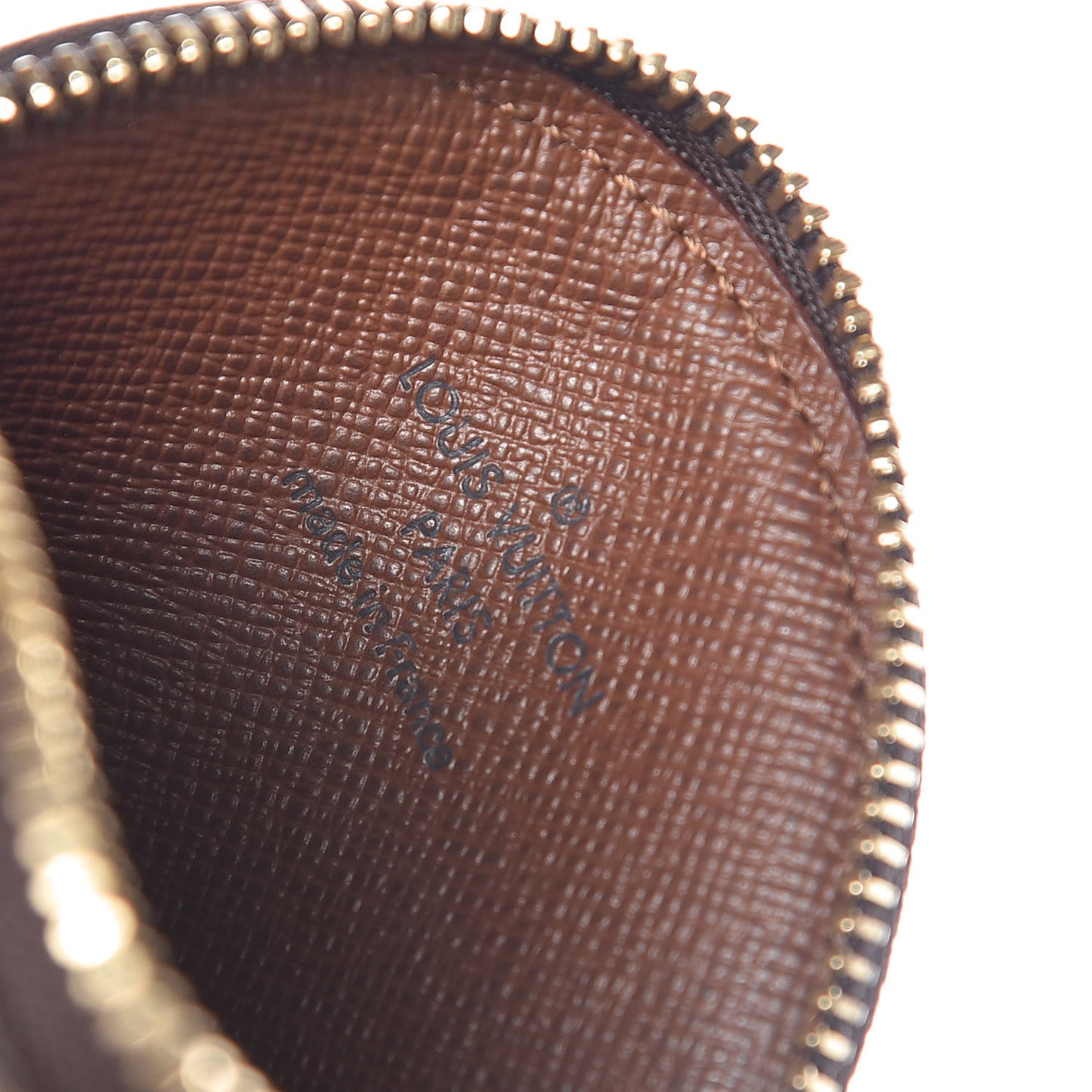 Monogram Round Coin Purse