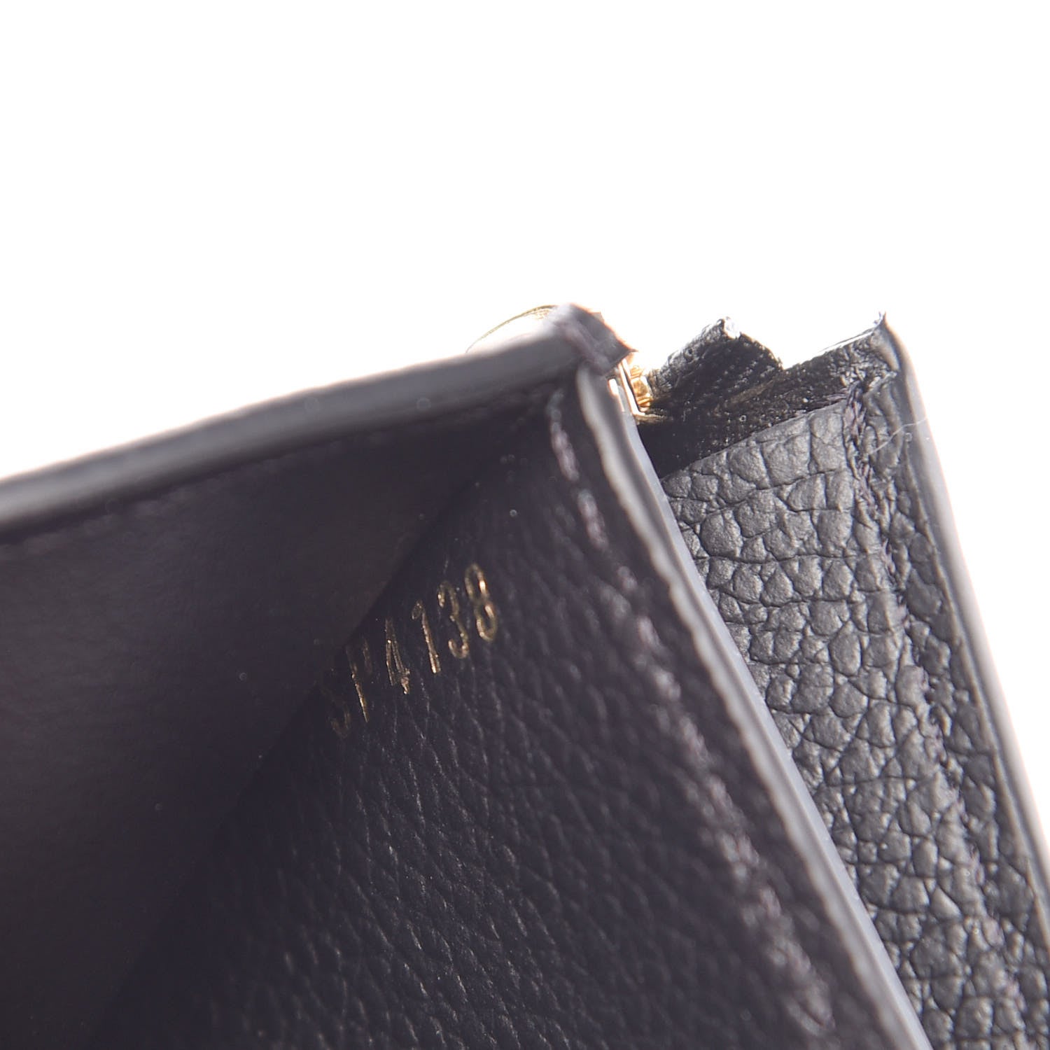 Louis Vuitton Empreinte Zoe Wallet Black 7 of 8