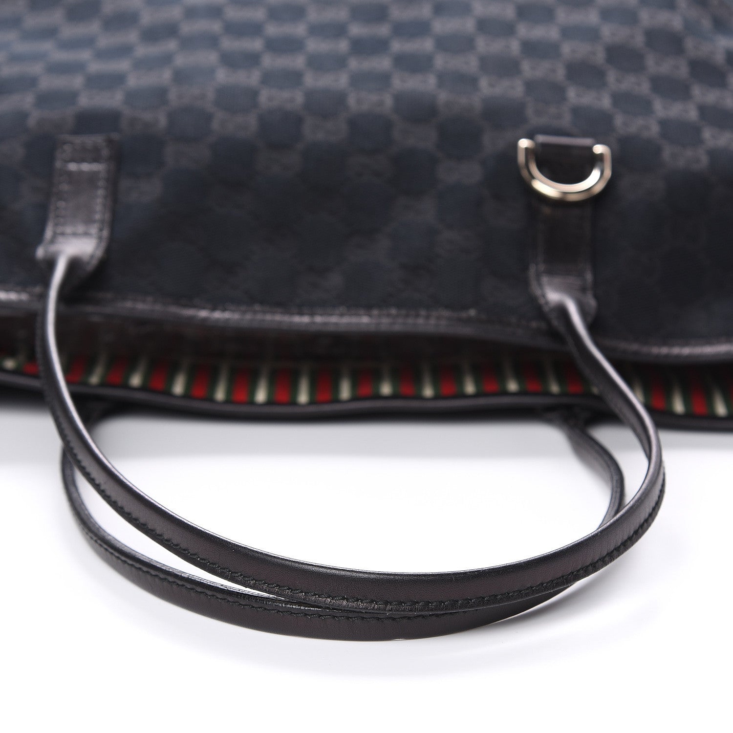 Gucci Monogram Large New Britt Tote Black 11 of 15