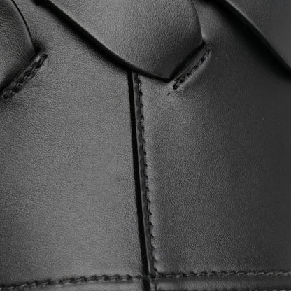 Prada Vitello Intreccio Bucket Bag Black 18 of 19
