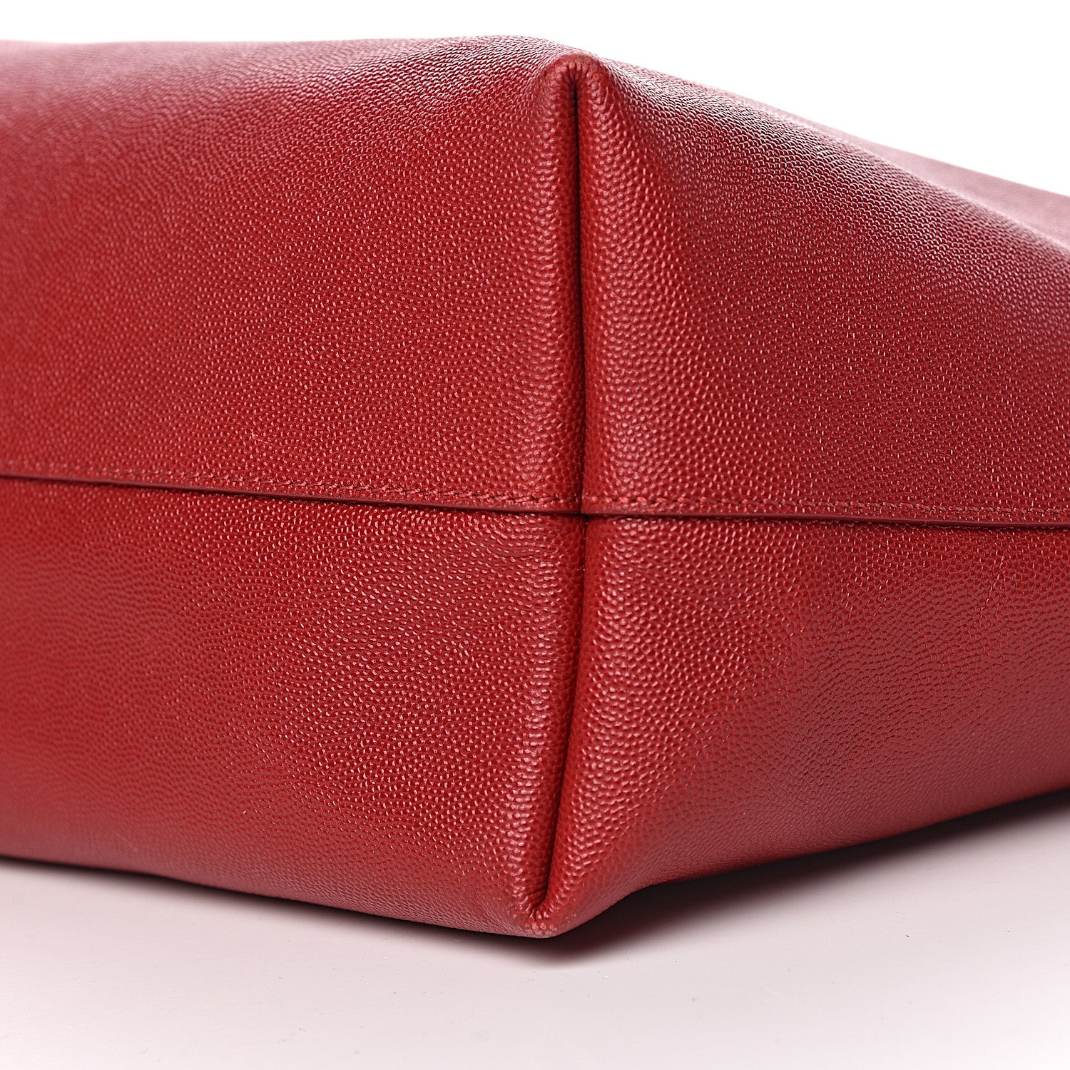 Tom Ford Grained Calfskin Small T Tote Red 9 of 14