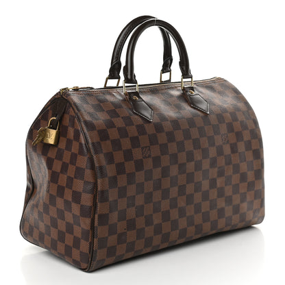Louis Vuitton Damier Ebene Speedy 35 3 of 9