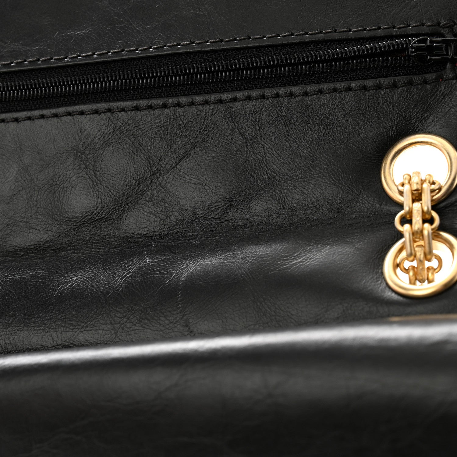 Chanel Aged Calfskin Lucky Charms 2.55 Reissue 225 Flap Black 12 of 12