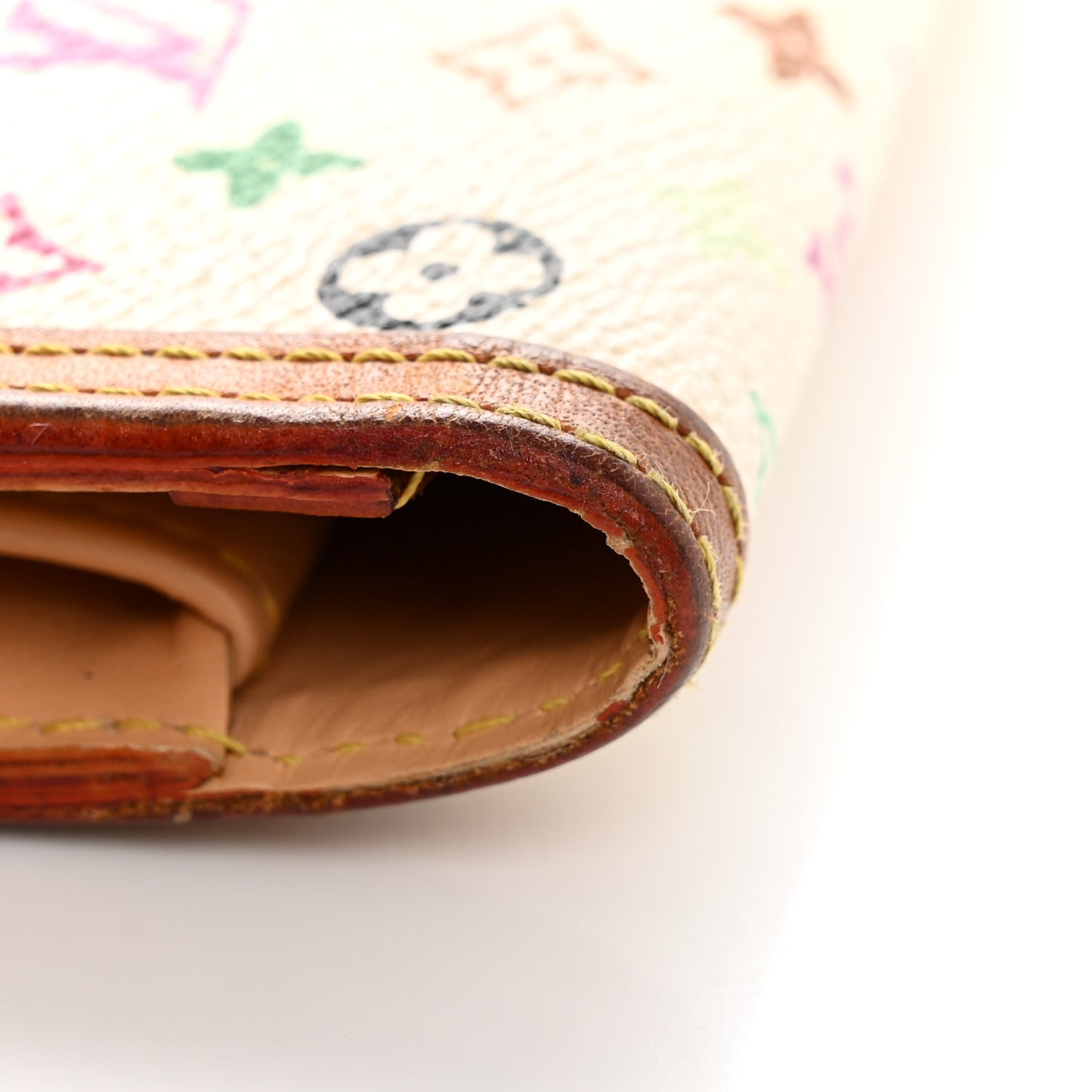 Monogram Multicolor Porte Tresor International Wallet White