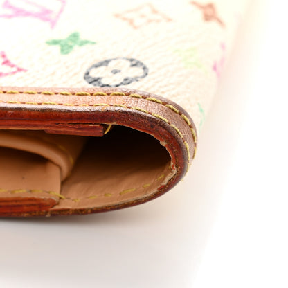 Louis Vuitton Monogram Multicolor Porte Tresor International Wallet White 14 of 15