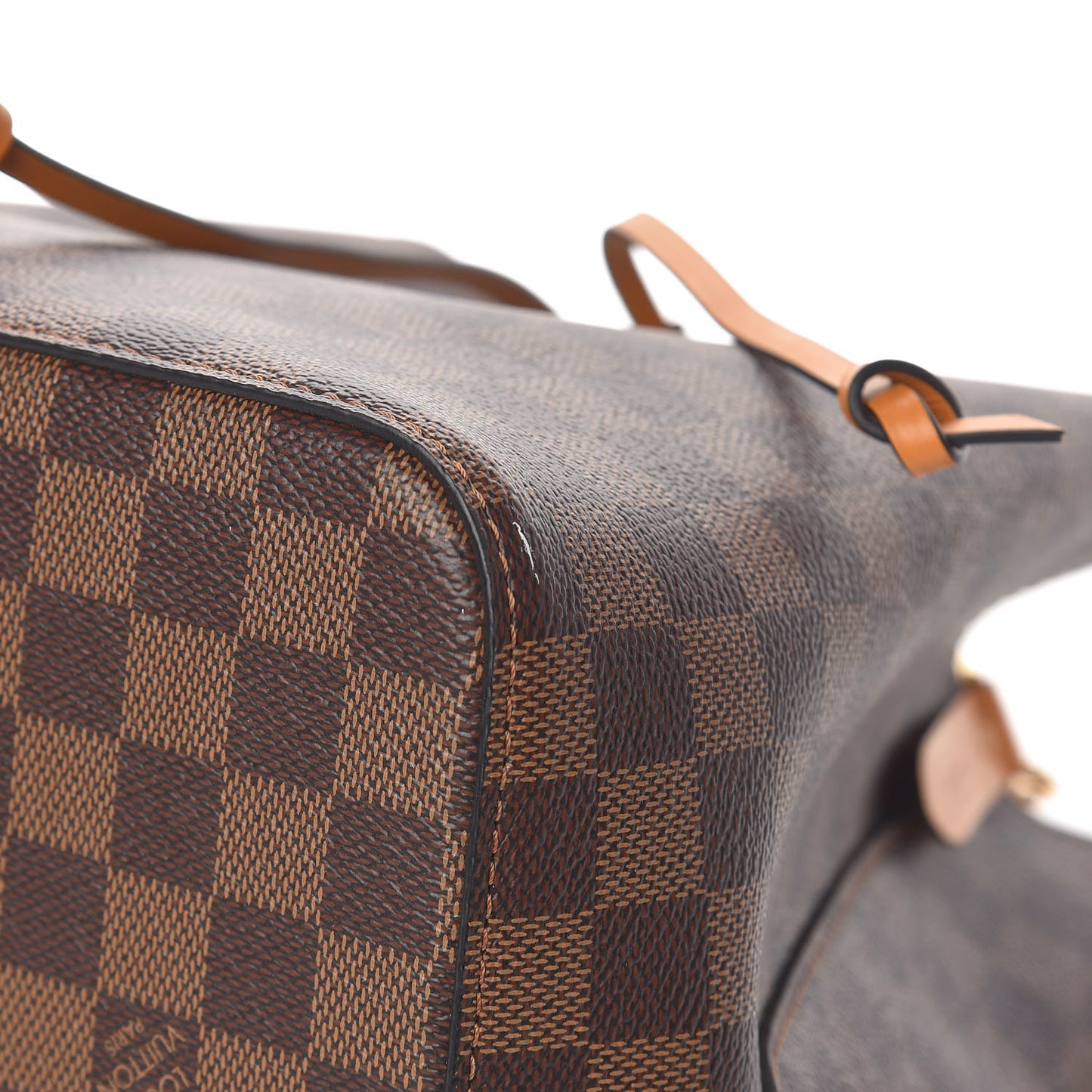 Damier Ebene Neonoe MM Safran