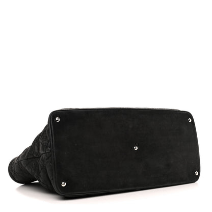 Chanel Iridescent Calfskin Quilted Small Sea Hit Tote Black 3 of 4