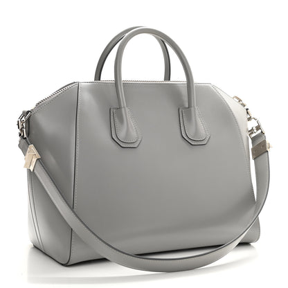 Givenchy Shiny Lord Calfskin Medium Antigona Pearl Grey 3 of 11