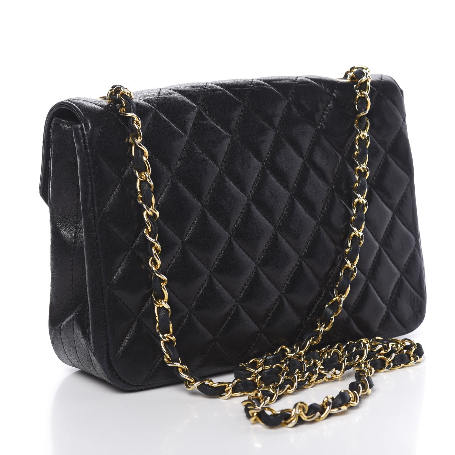 Chanel Lambskin Medium Single Flap Black 3 of 11