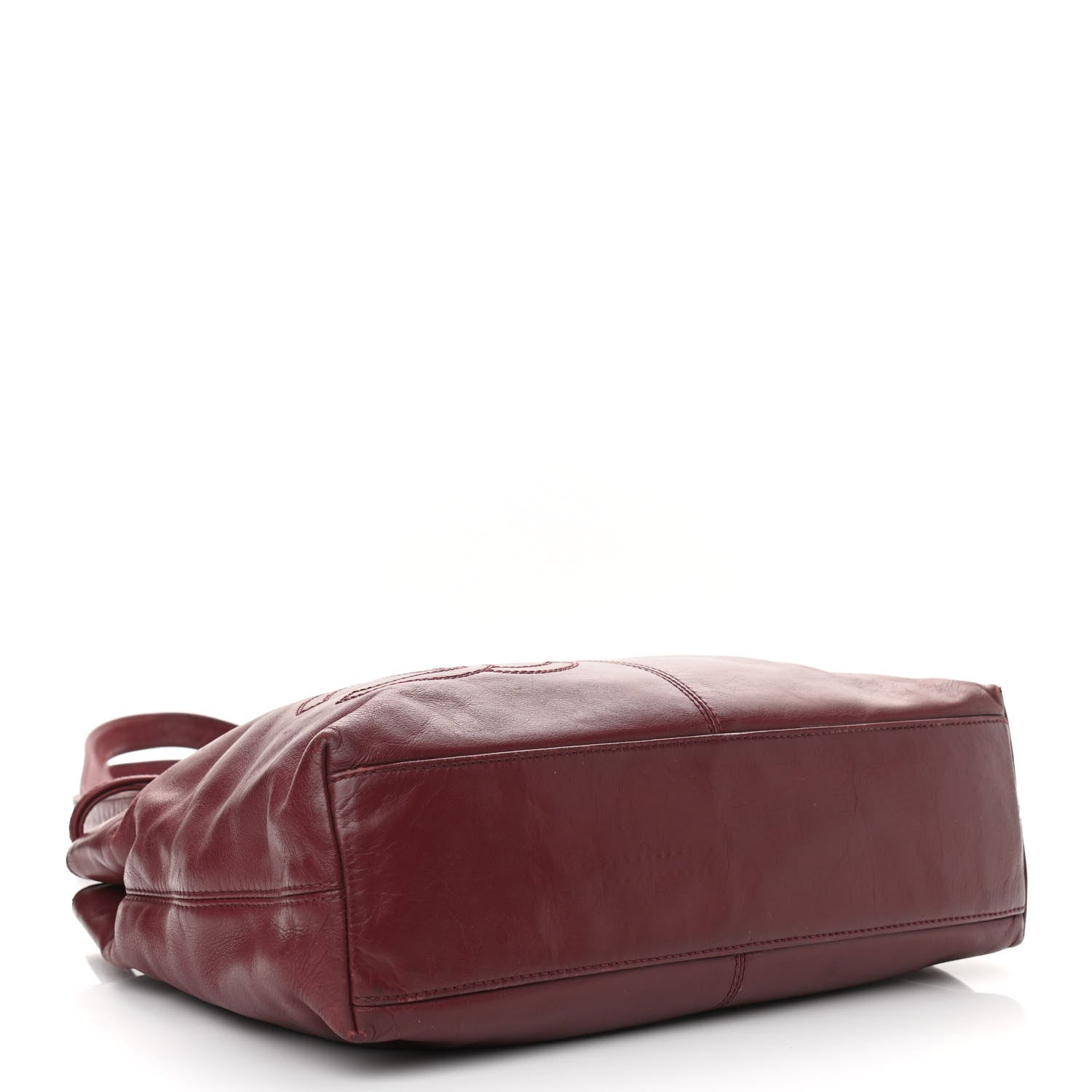 Chanel Calfskin CC Shoulder Bag Red 3 of 14