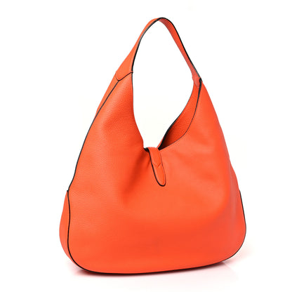 Gucci Soft Grained Calfskin Large Jackie Hobo Orange 4 of 10