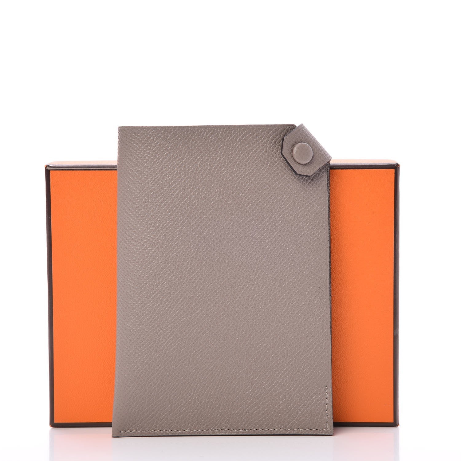 Hermes Epsom Tarmac PM Passport Holder Gris Tarmac 7 of 7