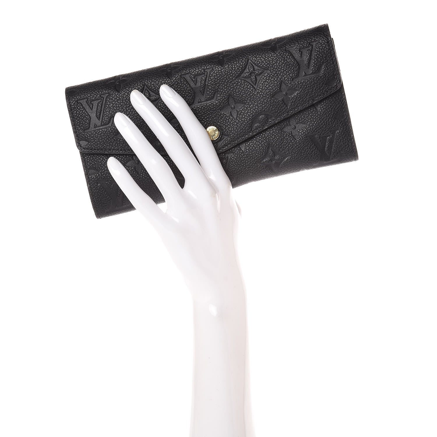 Louis Vuitton Empreinte Curieuse Wallet Black 2 of 13