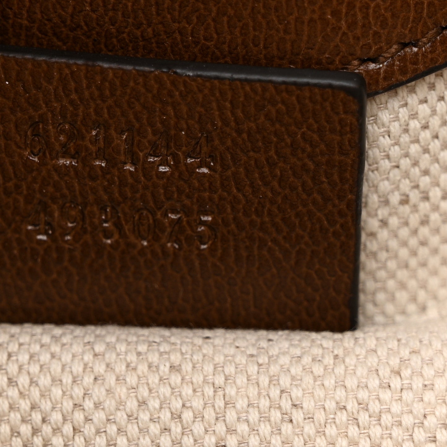Monogram Calfskin Medium Horsebit 1955 Tote Bag Beige Brown Sugar