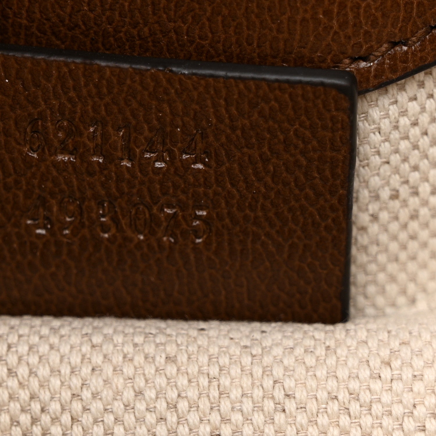 Gucci Monogram Calfskin Medium Horsebit 1955 Tote Bag Beige Brown Sugar 8 of 14