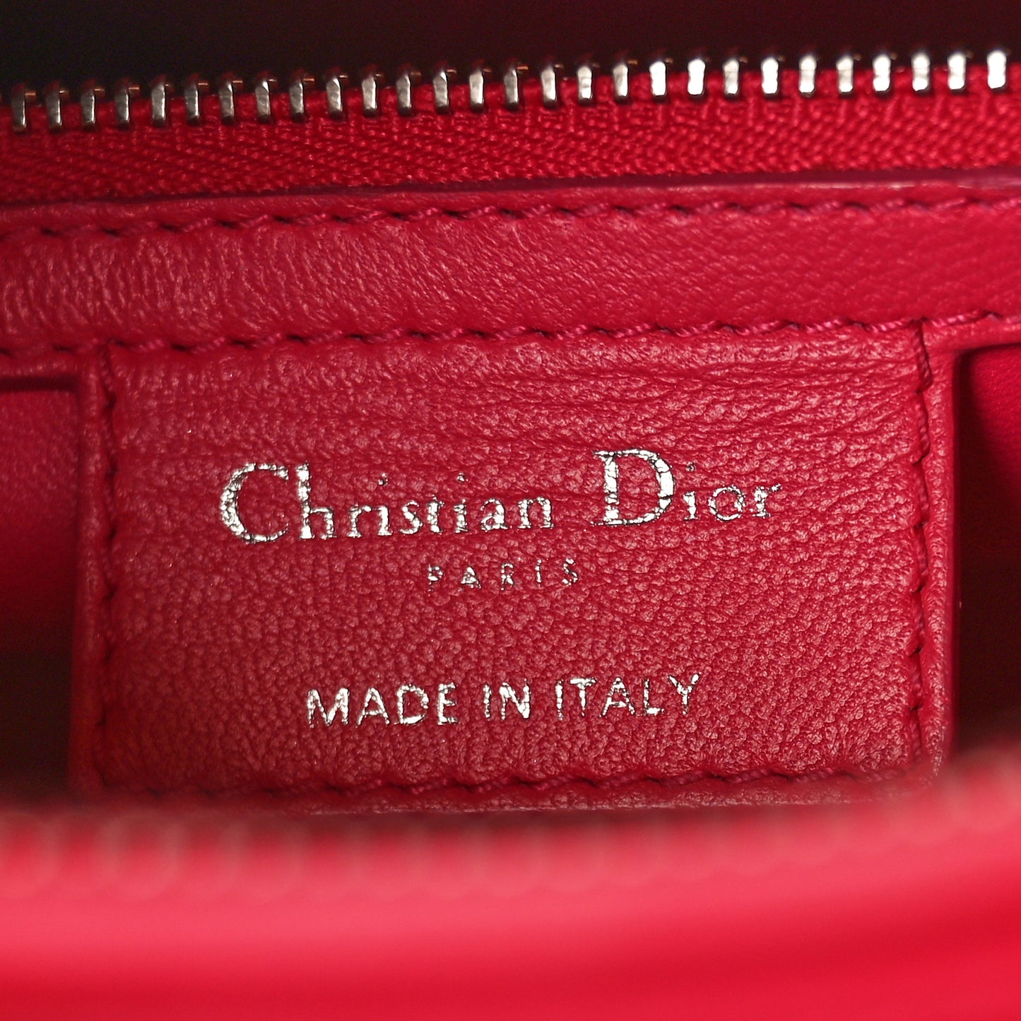 Raffia Tweed Medium Lady Dior Pink Beige