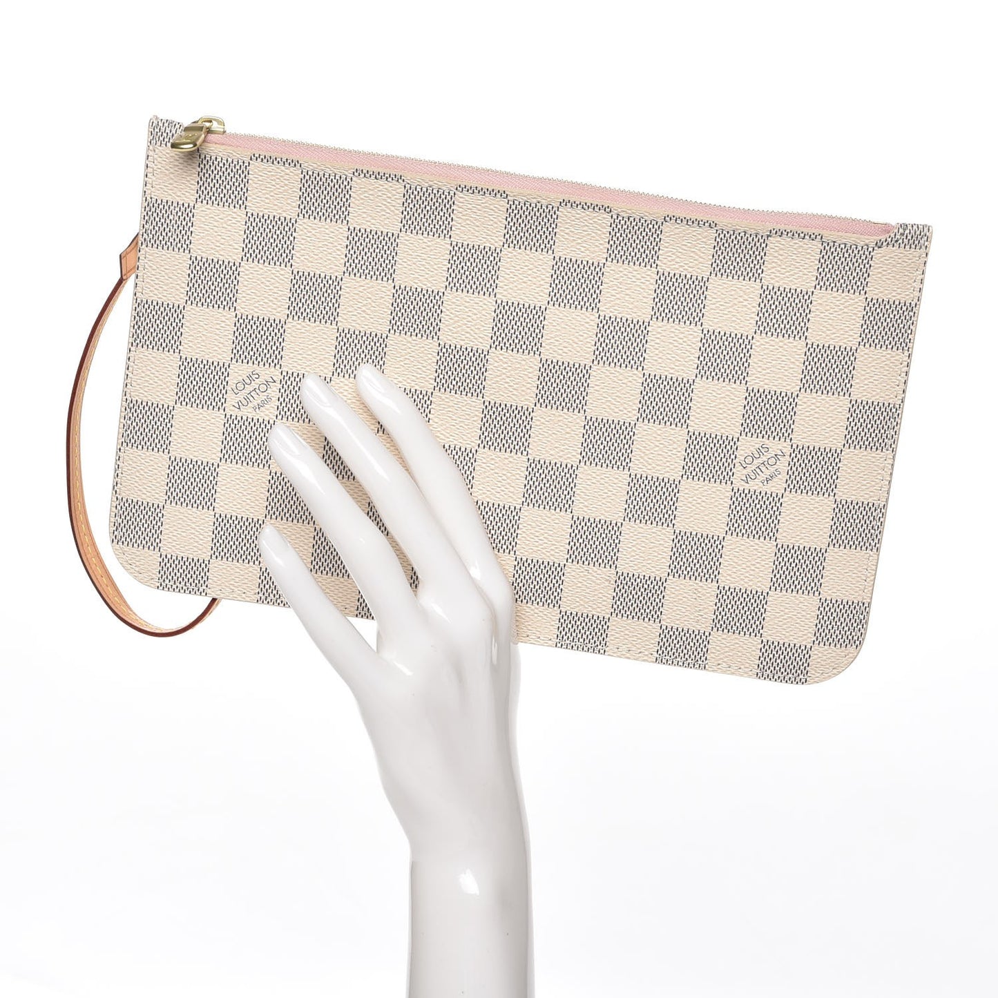 Damier Azur Neverfull MM GM Pochette Rose Ballerine