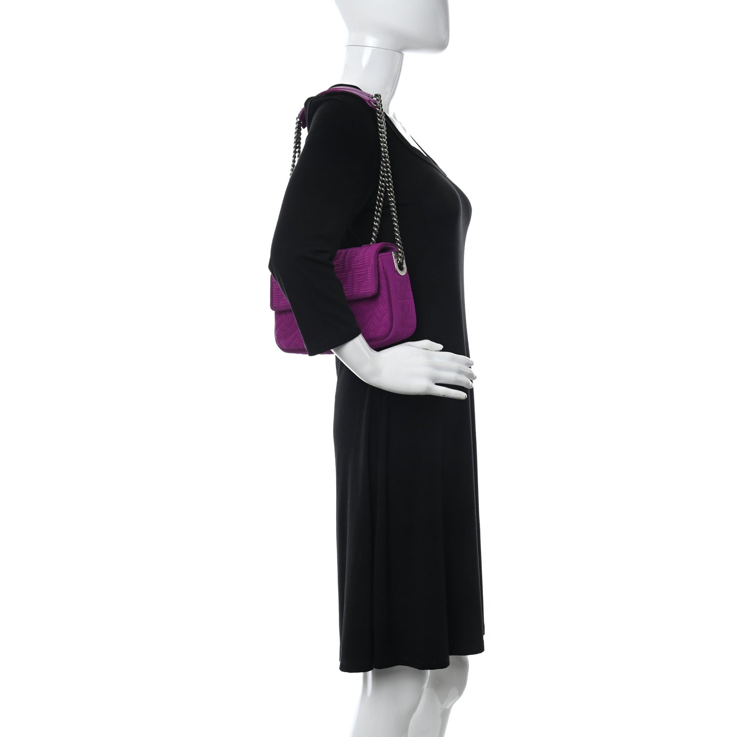 Technical Fabric FF Midi Chain Baguette Bouganville