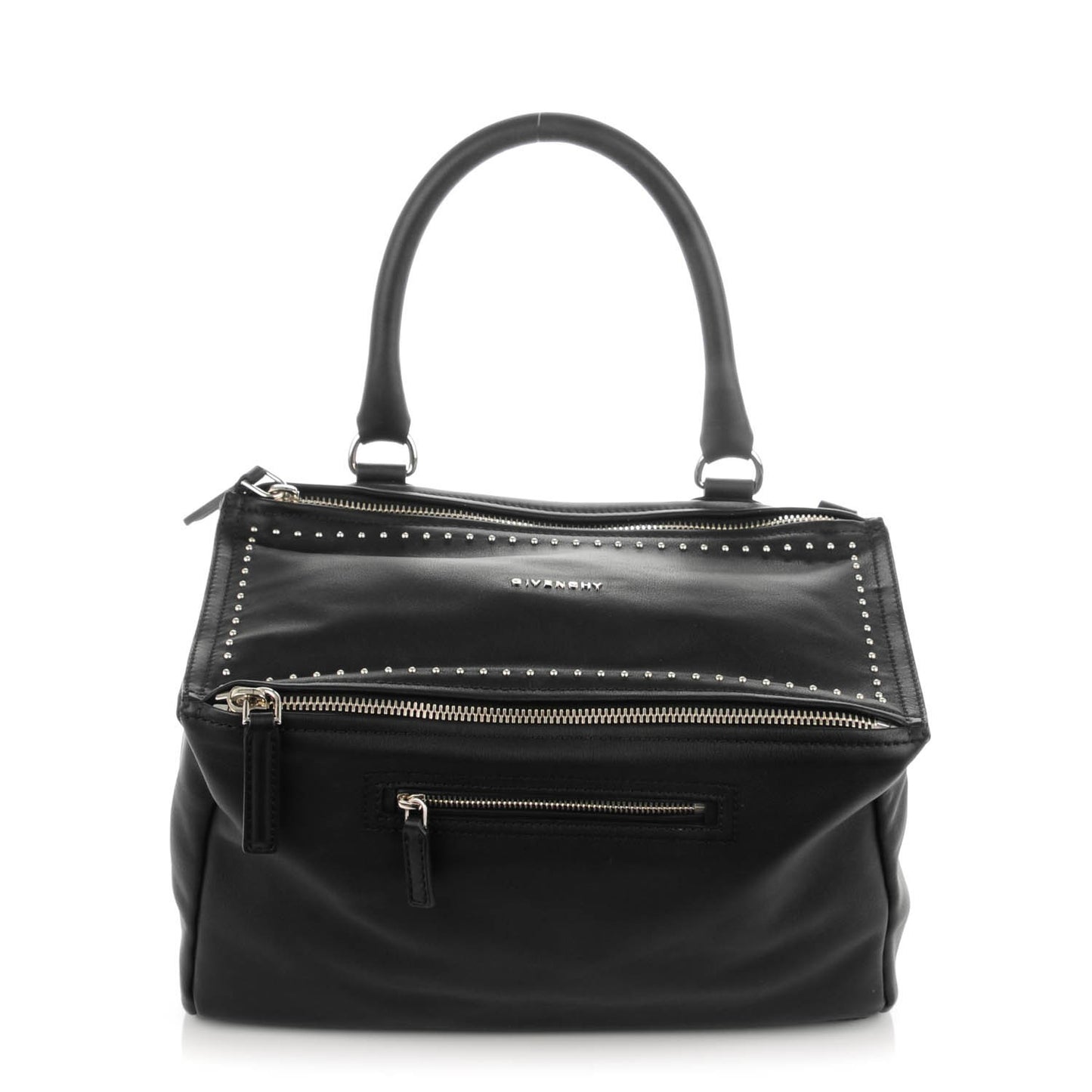 Calfskin Studded Medium Pandora Black