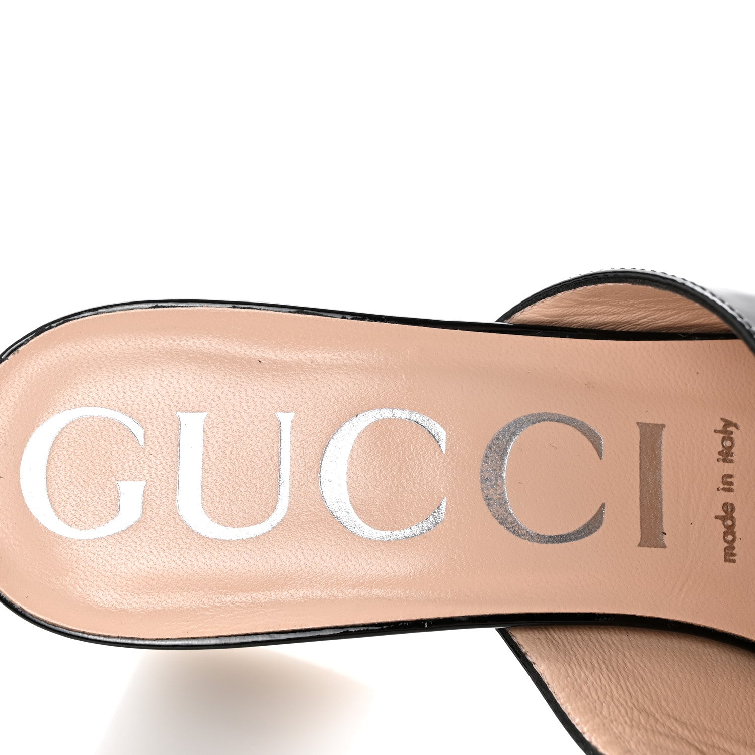 Gucci Patent Lexi Horsebit Mules 39 Black 8 of 11