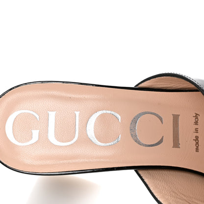 Gucci Patent Lexi Horsebit Mules 39 Black 8 of 11