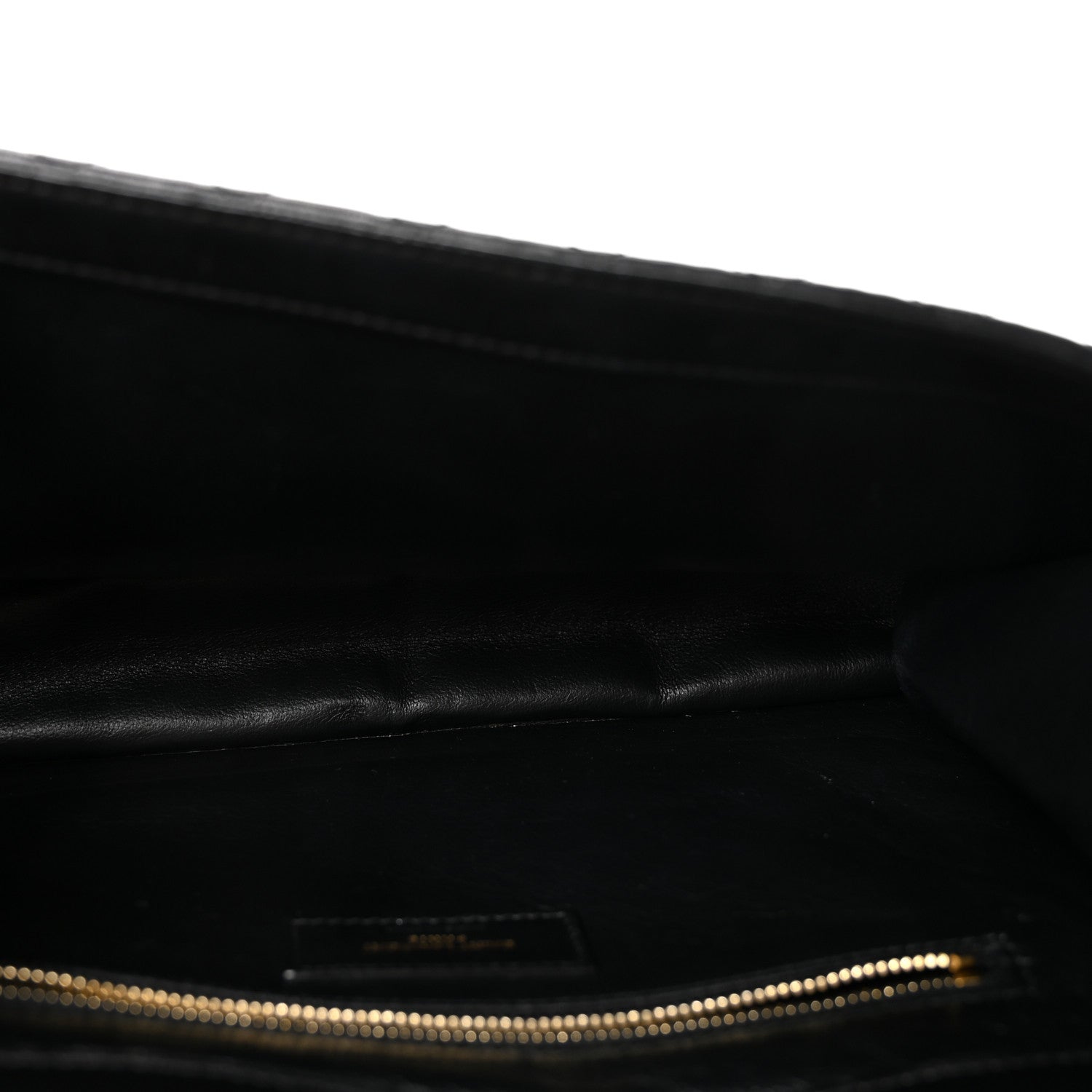 Saint Laurent Lambskin Quilted Monogram Gaby Chain Bag Black 5 of 11