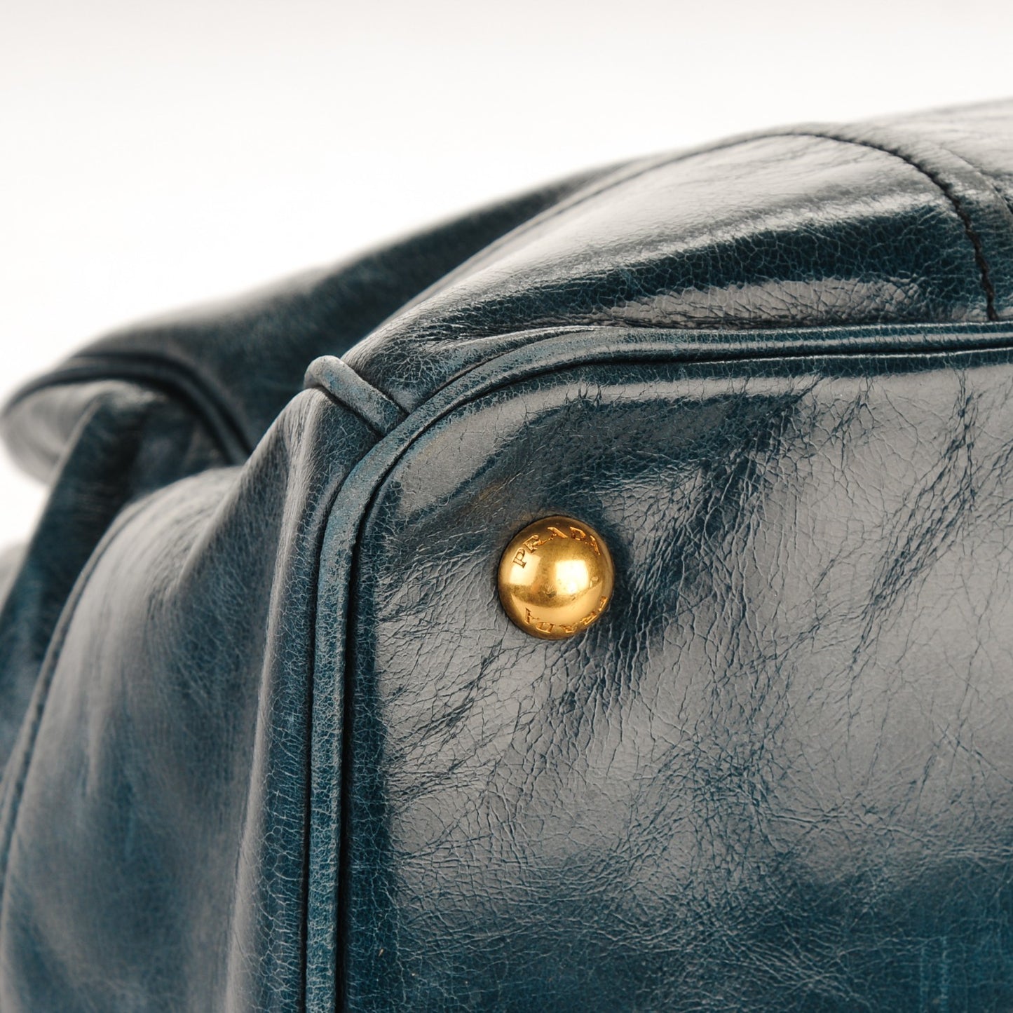 Vitello Shine Tote Denim