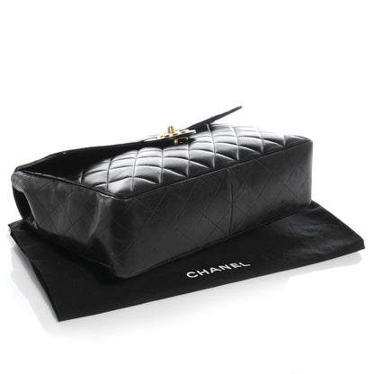 Chanel Lambskin Jumbo Flap Bag Black 4 of 8