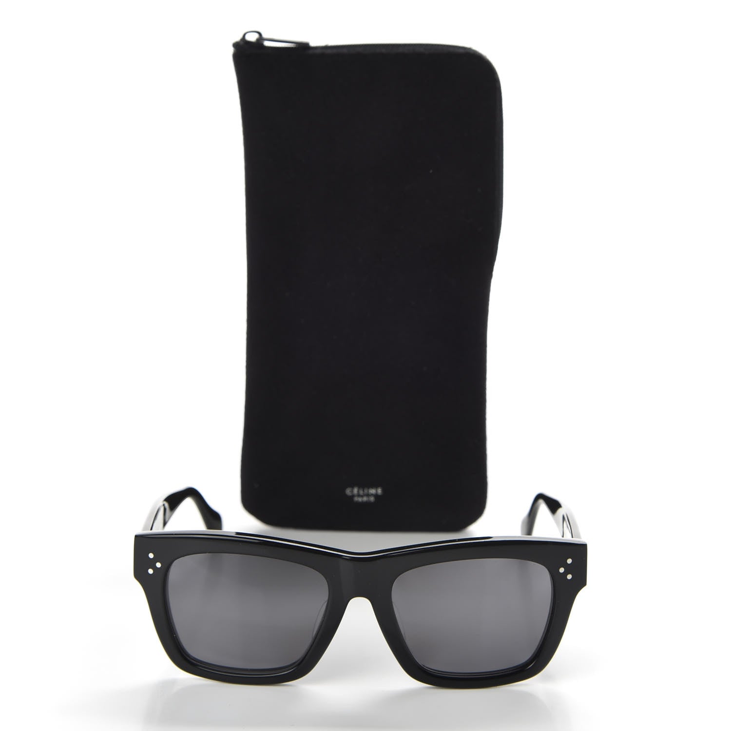 Celine Acetate Sunglasses CL 41071/F/S Black 7 of 7