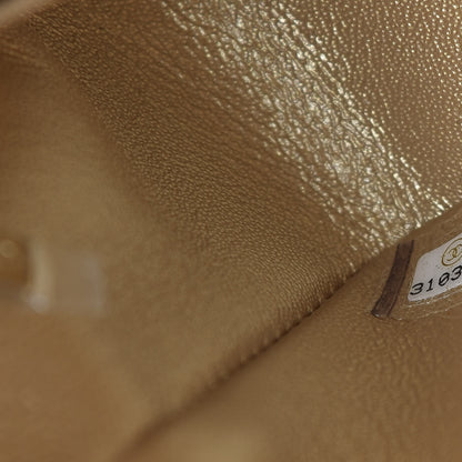 Chanel Metallic Lambskin Quilted Mini Rectangular Flap Gold 9 of 10