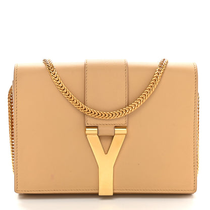 Saint Laurent Calfskin Small Classic Y Satchel Bag Beige 1 of 11
